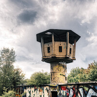 Buy canvas prints of East German Watchtower by Colin Woods