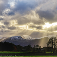 Buy canvas prints of Cumbria Sunset by Colin Woods