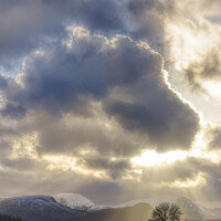 Buy canvas prints of Lake District Sunset by Colin Woods