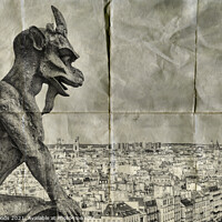 Buy canvas prints of Paris from the Notre Dame de Paris   by Colin Woods
