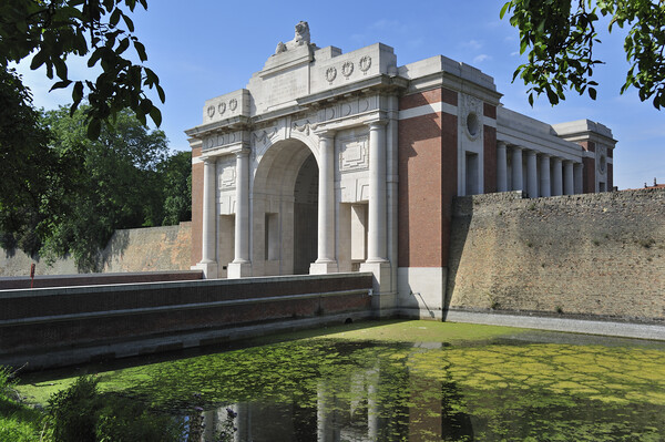 Menin Gate Memorial to the Missing, Ypres Picture Board by Arterra 