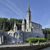 Buy canvas prints of Notre Dame du Rosaire de Lourdes, Pyrenees, France by Arterra 