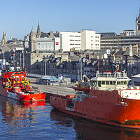 Buy canvas prints of Aberdeen Harbour by Arterra 