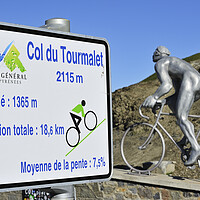 Buy canvas prints of Col du Tourmalet, Pyrenees by Arterra 
