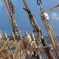 Buy canvas prints of Sailing Ship's Rigging by Arterra 