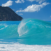 Buy canvas prints of Big Wave in the Caribbean Sea by Arterra 