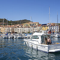 Buy canvas prints of Harbour at Port-Vendres, France by Arterra 