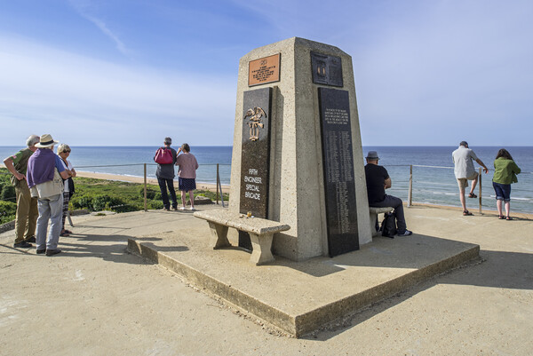 Fifth Engineer Special Brigade Memorial, Normandy Picture Board by Arterra 