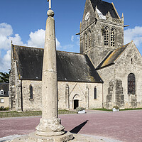 Buy canvas prints of Sainte-Mère-Église, Normandy by Arterra 