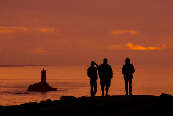 Pointe du Raz at Sunset, Brittany Picture Board by Arterra 