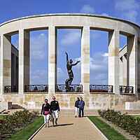 Buy canvas prints of Normandy American Cemetery and Memorial, Omaha Beach by Arterra 