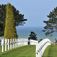 Buy canvas prints of Normandy American Cemetery and Memorial by Arterra 