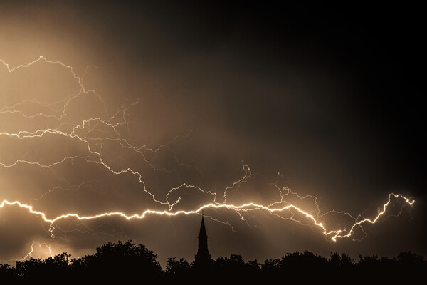 Lightning Bolts Picture Board by Arterra 