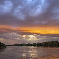 Buy canvas prints of Orange River at Sunset by Arterra 