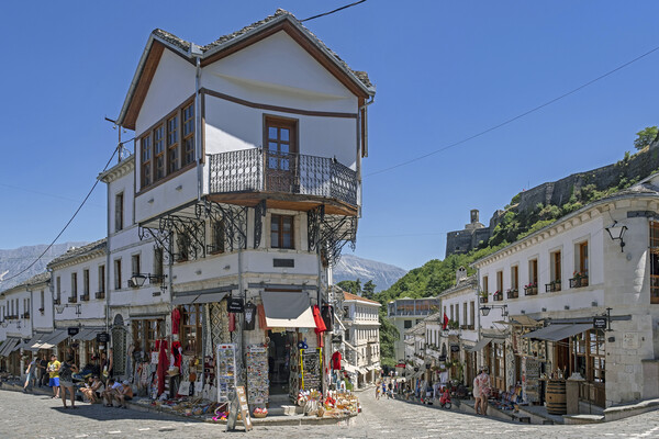 Old Bazaar at Gjirokastra, Albania Picture Board by Arterra 