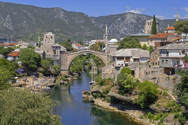 Stari Most in Mostar, Bosnia and Herzegovina Picture Board by Arterra 