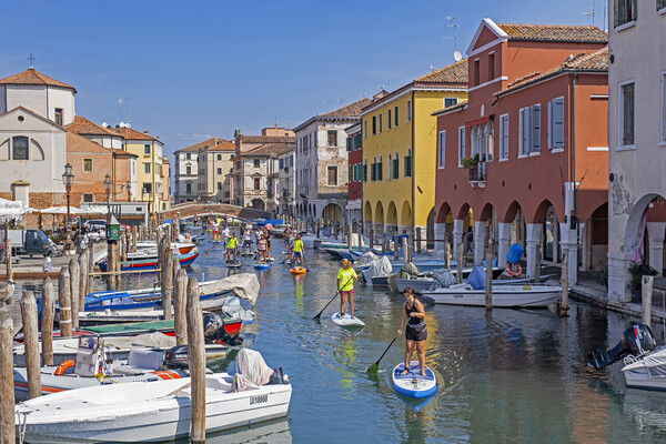 Canal Vena at Chioggia, Italy Picture Board by Arterra 