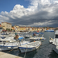 Buy canvas prints of Rovinj Harbour, Croatia by Arterra 