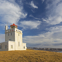 Buy canvas prints of Dyrholaey Lighthouse, Iceland by Arterra 