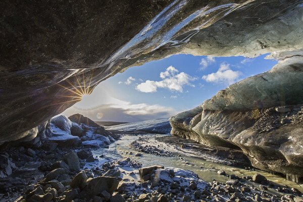 Crystal Ice Cave, Iceland Picture Board by Arterra 