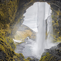 Buy canvas prints of Kvernufoss Waterfall, Iceland by Arterra 