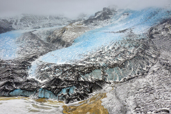Falljokull Glacier, Iceland Picture Board by Arterra 