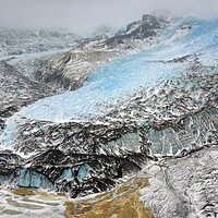 Buy canvas prints of Falljokull Glacier, Iceland by Arterra 
