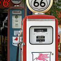 Buy canvas prints of Petrol Station along Route 66 by Arterra 