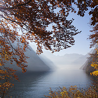 Buy canvas prints of Lake Königssee in Autumn by Arterra 
