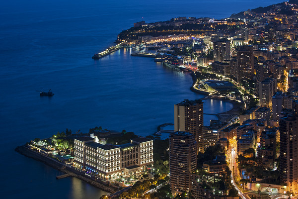 Monte Carlo at Night Picture Board by Arterra 