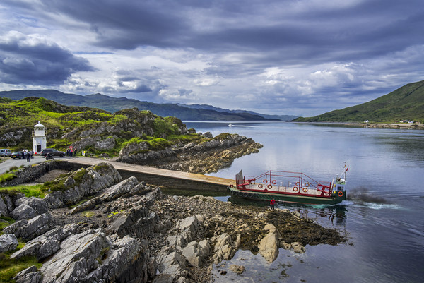 Glenachulish turntable ferry boat Picture Board by Arterra 