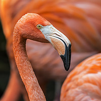 Buy canvas prints of Caribbean flamingos by Arterra 