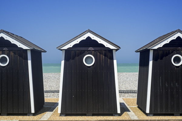 Beach Huts in Normandy Picture Board by Arterra 