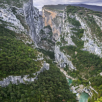 Buy canvas prints of Point Sublime in the Gorges du Verdon, Provence by Arterra 