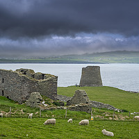 Buy canvas prints of Mousa Broch and The Haa, Shetland by Arterra 