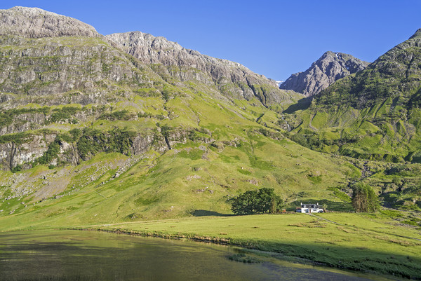 Achnambeithach Cottage in Glencoe, Scotland Picture Board by Arterra 