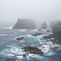 Buy canvas prints of Rugged Coast of the Shetland Isles, Scotland by Arterra 