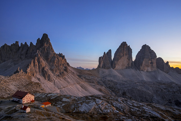 Tre Cime Di Lavaredo In The Dolomites Picture Board by Arterra 