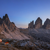 Buy canvas prints of Tre Cime Di Lavaredo In The Dolomites by Arterra 