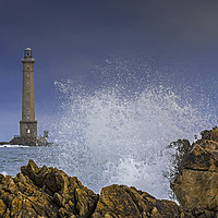 Buy canvas prints of Lighthouse at Cap de La Hague by Arterra 