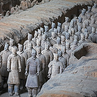Buy canvas prints of Terracotta Army, China by Arterra 