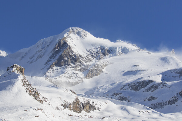Gran Paradiso Mountain in Winter Picture Board by Arterra 