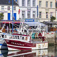 Buy canvas prints of Port-en-Bessin-Huppain Harbour, Calvados, Normandy by Arterra 