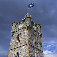 Buy canvas prints of Dufftown Clock Tower, Scotland by Arterra 