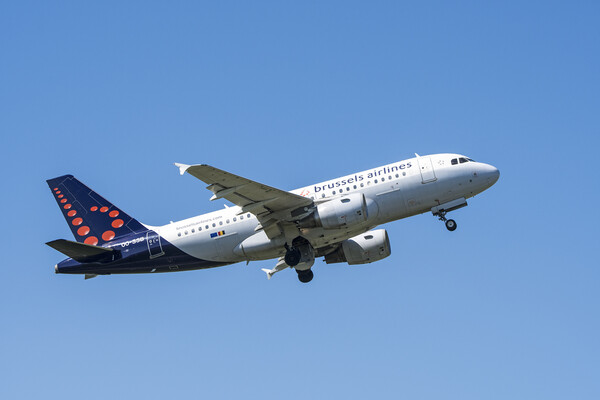 Brussels Airlines Airbus A319-111 Picture Board by Arterra 