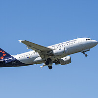 Buy canvas prints of Brussels Airlines Airbus A319-111 by Arterra 