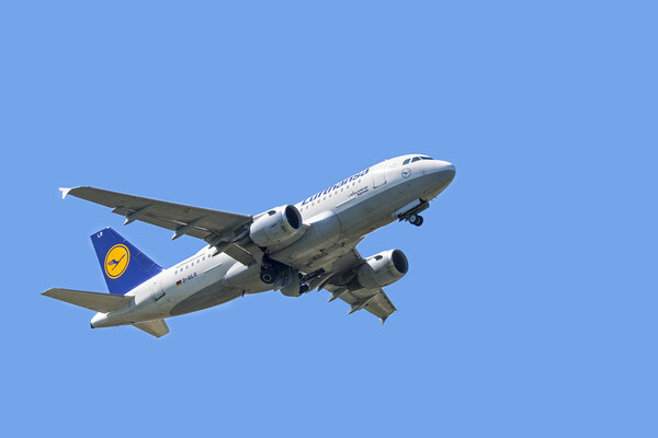 Lufthansa German Airlines Airbus A319-100 Picture Board by Arterra 