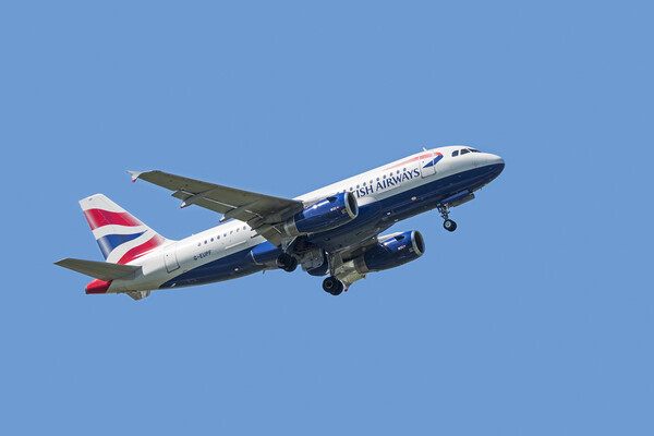 British Airways Airbus A319-131 Picture Board by Arterra 