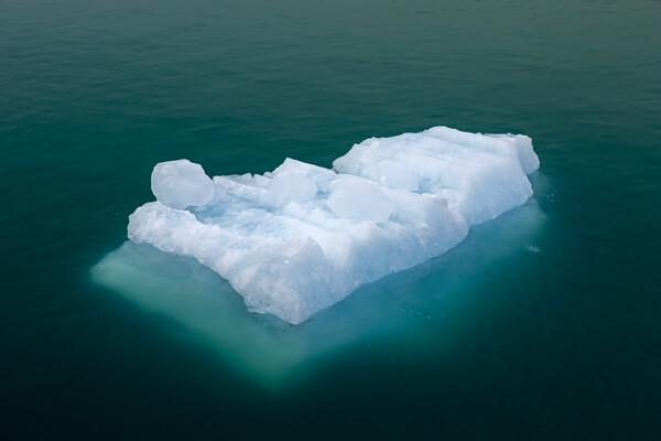 Iceberg Floating in Arctic Sea Picture Board by Arterra 