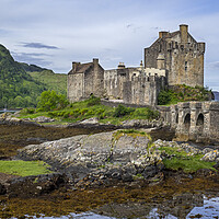 Buy canvas prints of Eilean Donan Castle in Loch Duich by Arterra 